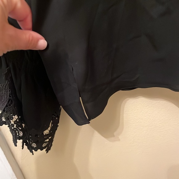 Kobi Halperin black poet blouse with embroidery size medium - Picture 4 of 4